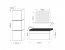 Furnitech Vannas istaba IB1-17W-HG21-U80 Z UM white/white gloss