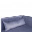 Zetta Boxspringbett mit Bonellmatratze (Zetta velvet 300 Blau) 