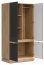 MILTON-ML 08 Kleiderschrank,Cremona torro oak/anthracite matt