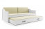 David II 200x90 Divvietīga bērnu gulta ar diviem matračiem balts