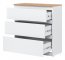 RM- 02 Chest of drawers White/evoke