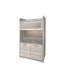JAZZ WIT NIS 2D1W1S Glass-fronted cabinet
