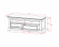 Marone Elite White/pine PLMEL09 TV-Bank,Weiß/Kiefer