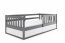 SMART-JAS Bed with mattress 160x80 Graphite