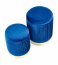 MONTY set of two stools: color: dark blue