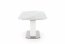 BLANCO (160-200) Extendable dining table white marble/white