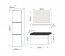 Furnitech Vannas istaba LU1-17B-HG20-60U Z UM black/black gloss