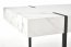 BLANCA Coffee table white marble/black