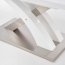 VCH-SAN 2-ST WHITE Extension table glass-extra white