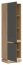 MILTON-ML 07 L/R Cabinet with shelves,Cremona torro oak/grey matt