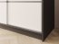 SW-GRE 200 cm Schwebetürenschrank,Schwarz matt/Weiß matt