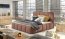 EDVIGE 180 Bed with wooden frame