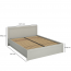 JAZZ LOZ P/160, 160x200 Divguļamā gulta ar veļas kasti