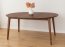 Orbetello KULSR90_50T Tabacco (90-140cm) Rund Ausziehbarer Esstisch-Massivholztisch