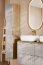 Luxor Beige 82-60-2S Piekaramais vannas istabas skapītis izlietnei 60cm