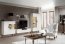Torino TO-W1/2 L/P Glass-fronted cabinet white gloss/oak mocca