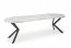PERONI 100-250 Extendable dining table marble/white