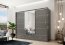 MARSYLIA 250 Sliding door wardrobe,Graphite matte