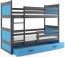 Riko II 190x90 Bunk bed with two mattresses Graphite