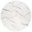RAYMOND 2 Round table color: top - white marble, legs - gold