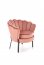 ANGELO Armchair (Pink/black)