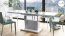 ASTON- 70 sz Extendable table transformer (white gloss/beton millenium)