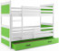 Rico II 160x80 Bunk bed with two mattresses White