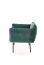 BRASIL Atpūtas krēsls (Tumši zaļš)