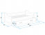 David II 190x80 Twin bed with mattress white