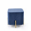 V-CH-COR Pouf (dark blue/gold)