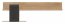 MILTON-ML 10 L/R Hanging shelf,Cremona torro oak/anthracite matt