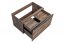 SANTA FE OAK 82-80-A-2S Cabinet Under Washbasin
