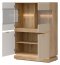 MILTON-ML 04 Vitrine,Cremona torro oak/cashmere matt