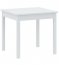 INTER W80/H77/D80 cm Esstisch,Weiß