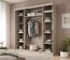 SW-GRE 200 cm Schwebetürenschrank,Kaschmir matt