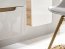 Abura White/Oak Craft 810 Нижний настенный шкафчик для ванной комнаты