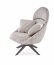 MERRY 2 Atpūtas krēsls ar grozāmu funkciju,kapučīno