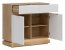 MILTON-ML 02 Kumode,Cremona torro oak/white matt