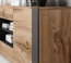 WOODS KOM Chest of drawers (oak wotan/anthracite)
