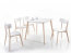 Tibi DBB Chair White mat/bleached oak