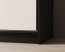 SW-CAS-120 cm - BW Schwebetürenschrank mit Spiegel,Schwarz matt/Weiß matt