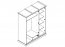 Belluno Elegante PL012 SZF3D Wardrobe