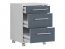 Office Lux KON3S Drawer unit on casters