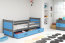 Riko I 200x90 Bērnu gulta ar matraci Grafīts