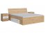 Mars-LOZ B/180 + ST 180x200 Bed with bedside tables