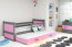 Riko II 190x90 Детская кровать с двумя матрасами Графит