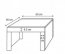 Tess 60X60 Coffee table Body white mat,Panel gray gloss
