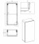Abura White/Oak Craft 830 Upper сabinet