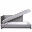 Zetta Bed with mattress (Zetta velvet 302 grey)