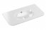 Ovalia Pure white gloss um 80-46 Sink 80cm